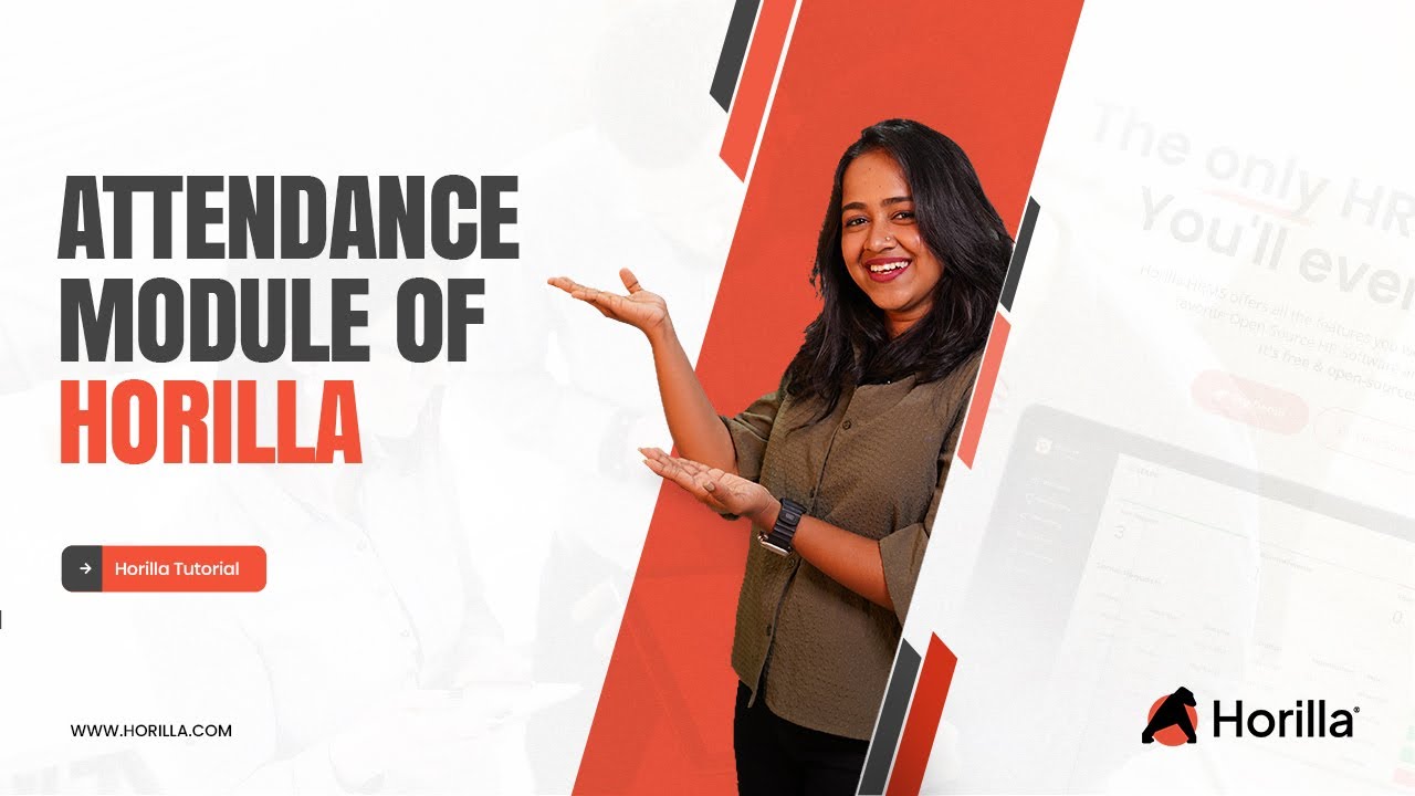 How to Manage Employee Attendance in Horilla HRMS | Free HR Software | Overview of Attendance Module