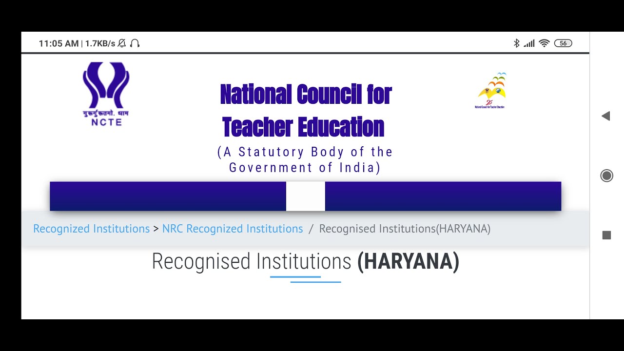 NCTE APPROVED COLLEGE AND UNIVERSITY FOR B.P.ED AND M.P.ED IN DEHLI, HARYANA, UTRAKHND, Chandigarh