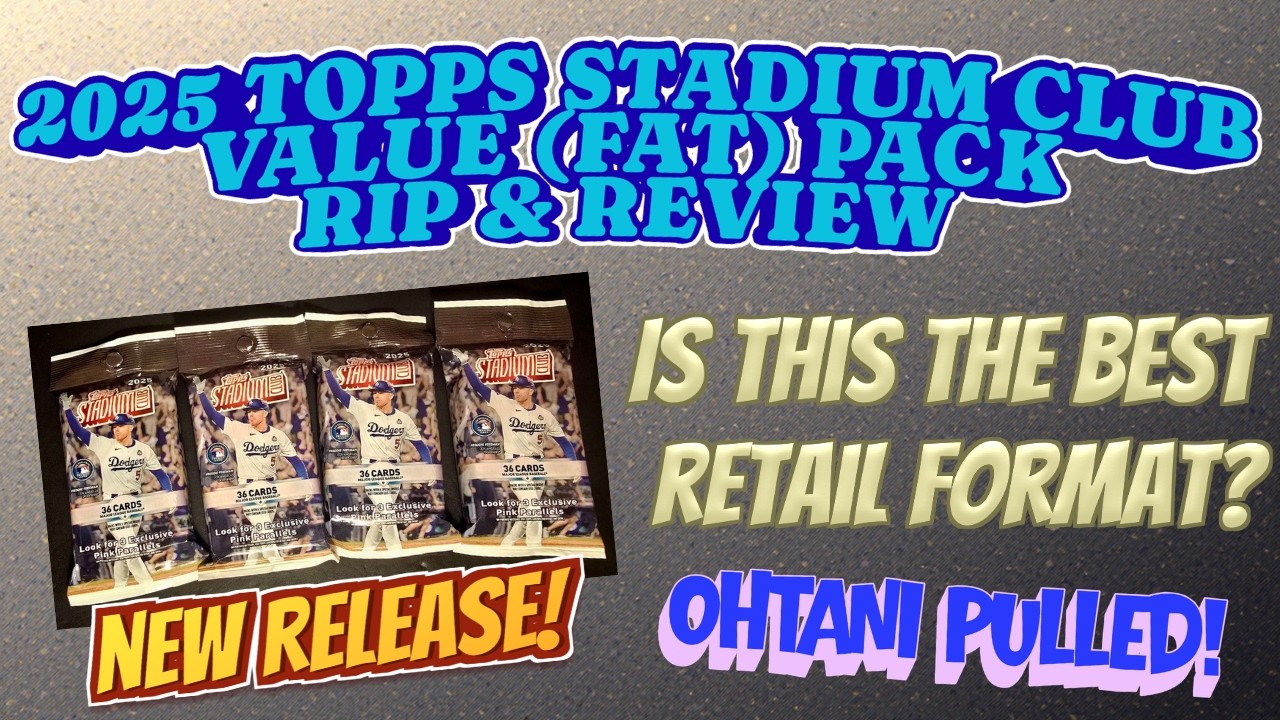 🚨НОВИНКА🚨 Наборы карточек Topps Stadium Club VALUE (FAT) PACKS 2025 года: обзор и анализ. Лучший ...