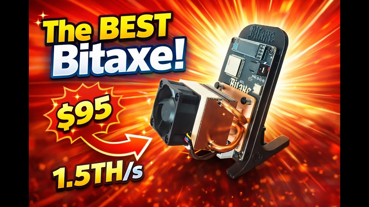 The Best Bitaxe Gamma 601 V2 (1.5TH/s)