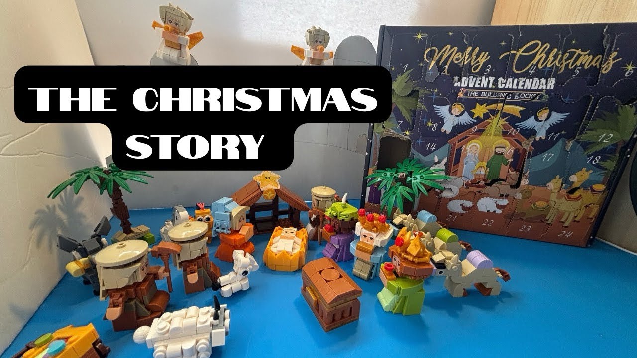 Advent Calendar - The Christmas Story - Nativity Scene - Lego - Building Blocks  