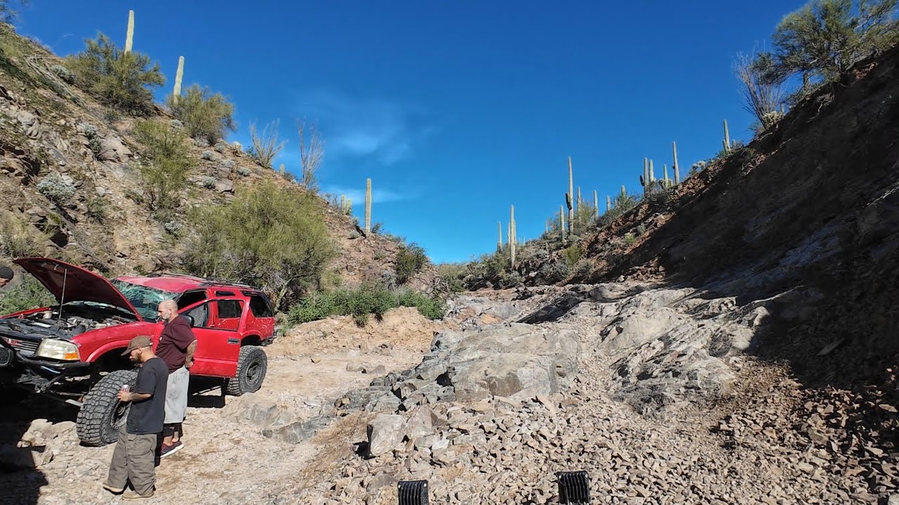 Waterfall at Box Canyon Florence Arizona