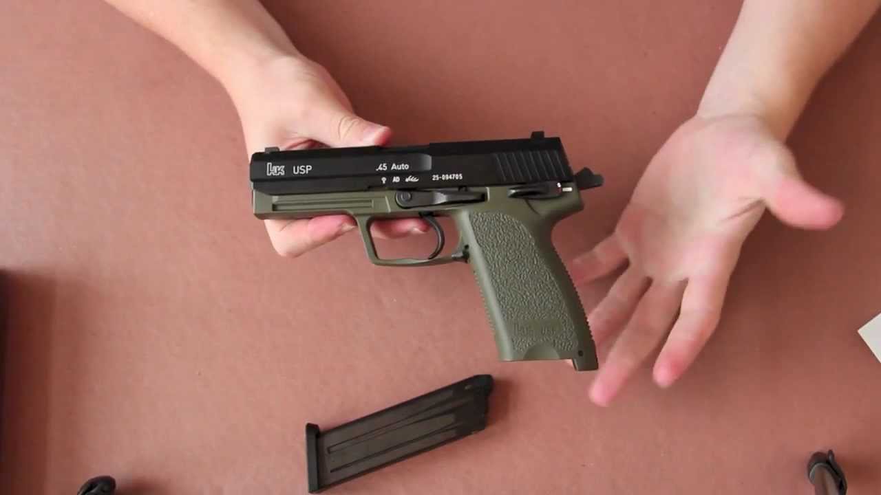 KSC/KWA USP .45 Airsoft Pistol Review