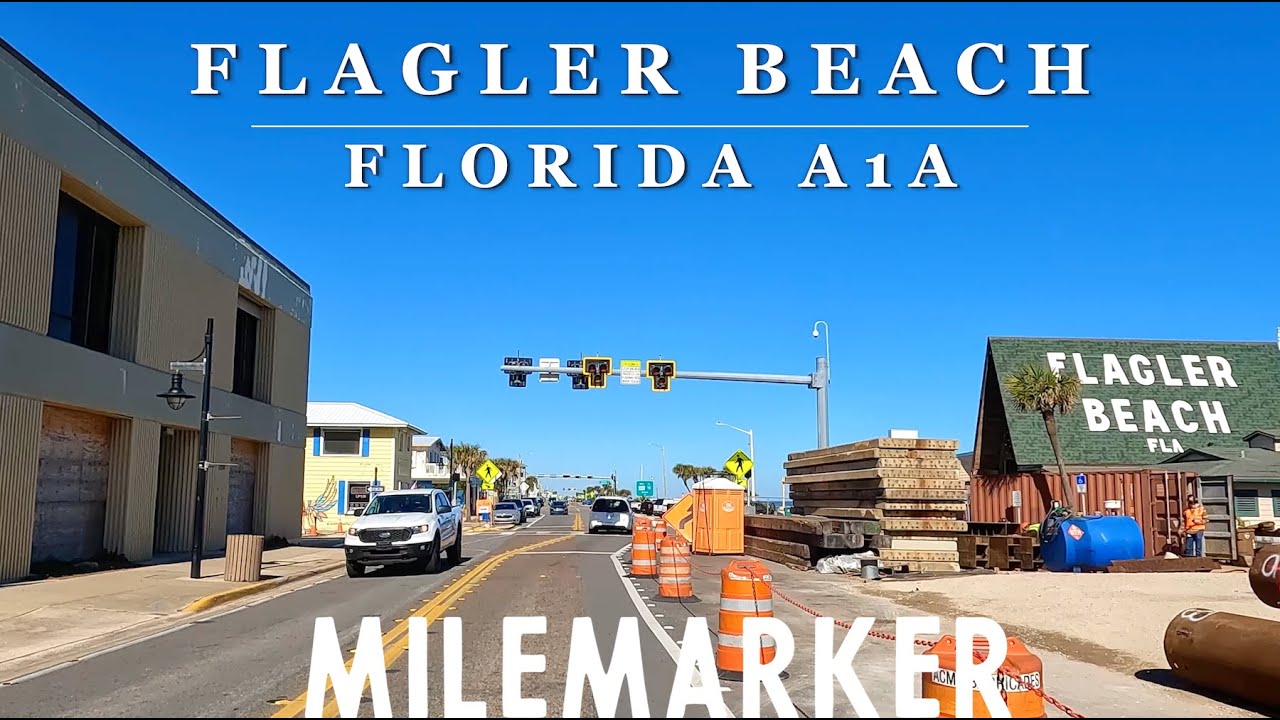4K Scenic Drive: Flagler Beach, Florida | Cruising the Iconic A1A Highway
