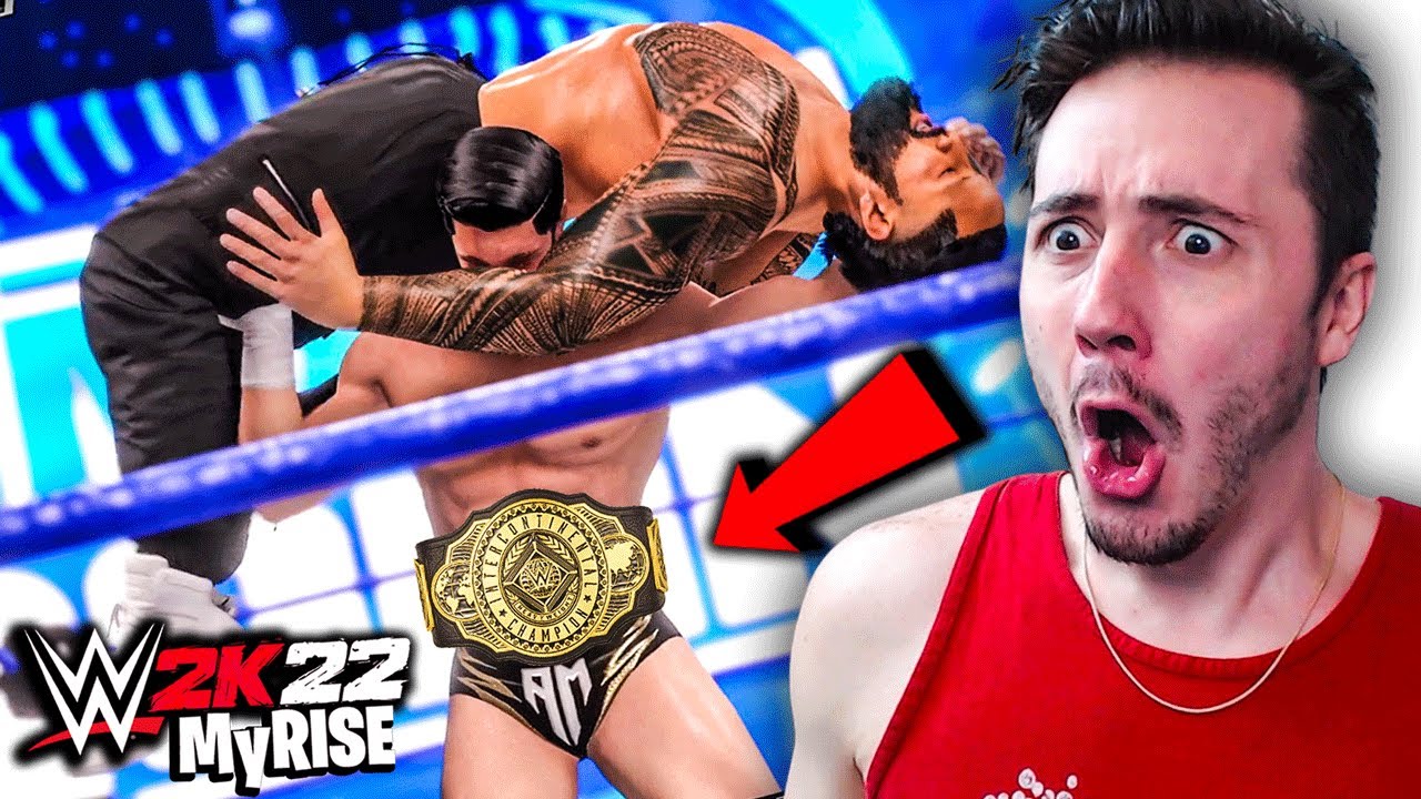 This IC Title Match Made Me LOSE My Mind 🤯 (WWE 2K22 MyRISE)