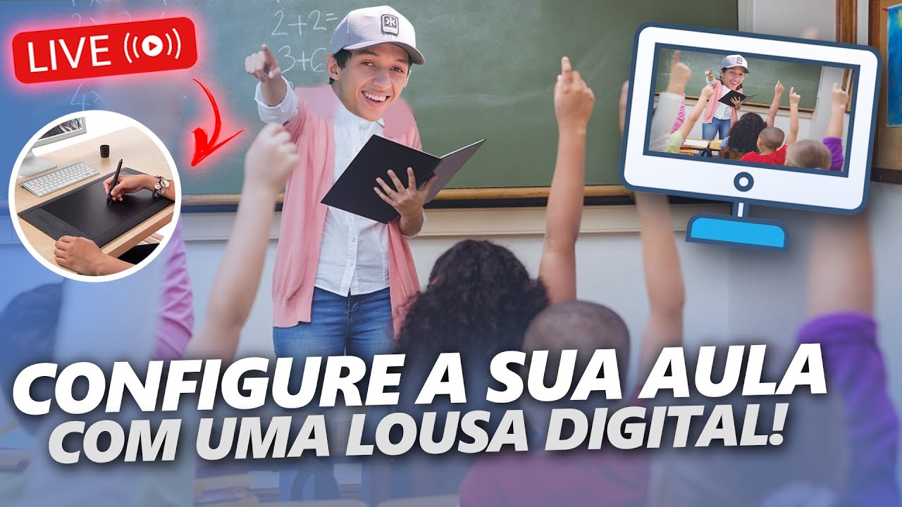 COMO FAZER AULAS ONLINE COM LOUSA DIGITAL? (LIVES PARA PROFESSORES!)