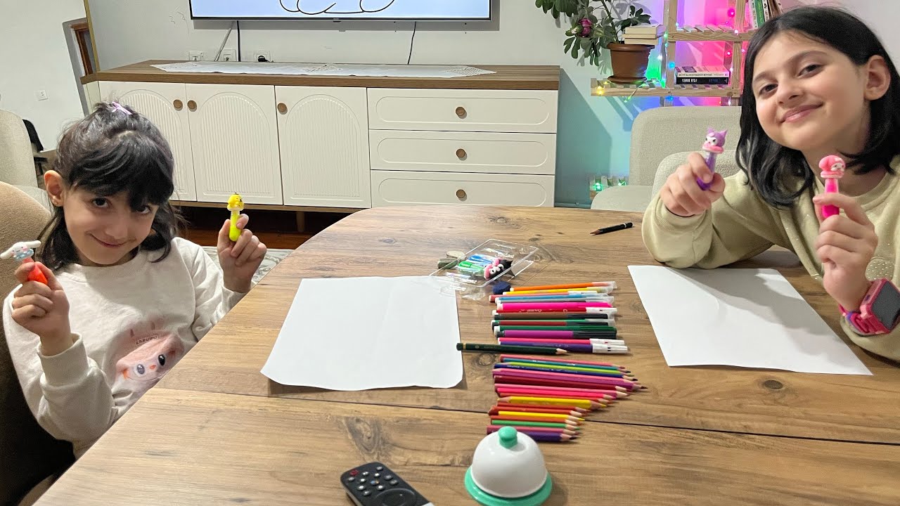 İyi olan kazansın…  Gördüğünü çizz oynuyoruzzz #elamelek #art #resim #play 