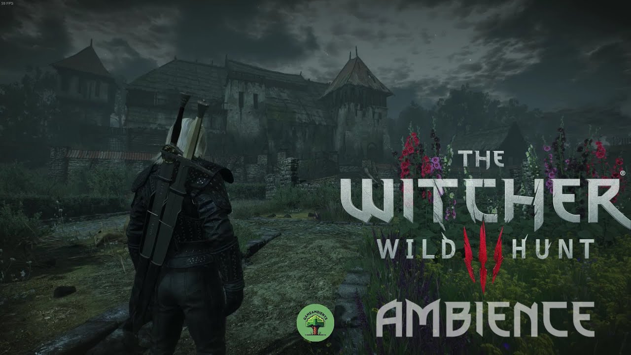 Mysterious Night at Von Everec Estate 🕯 Witcher 3 Ambience & Gaunter O’Dimm’s Theme