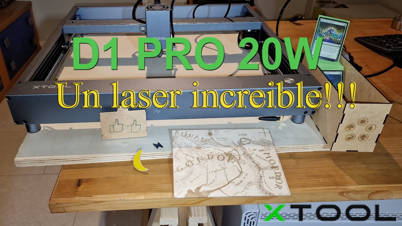 Xtool D1 Pro 20W Fantástico laser de diodo. Review y pruebas...
