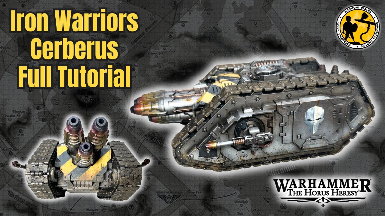 Warhammer: The Horus Heresy | Iron Warriors Cerberus  | Full Tutorial With Weathering 