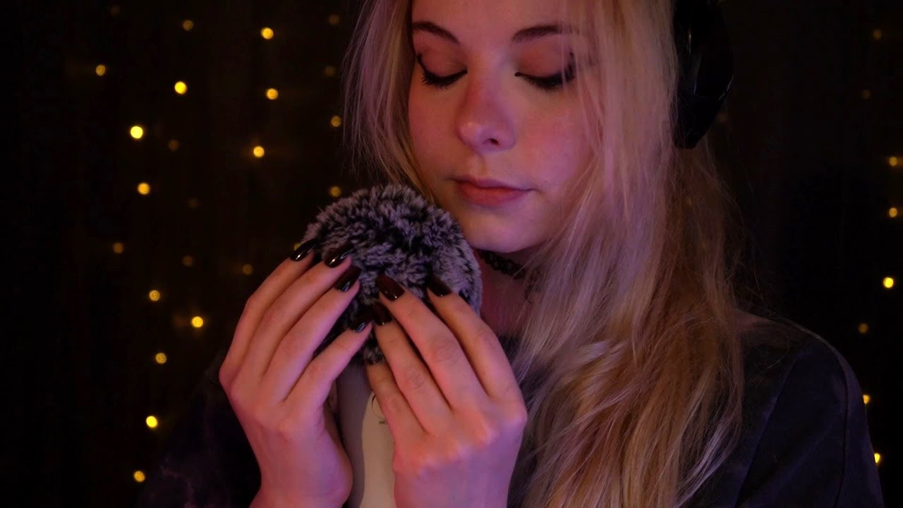 ASMR | Subtle Tongue Clicking & Gentle Fluffy Mic - Soft Breathing, No Talking
