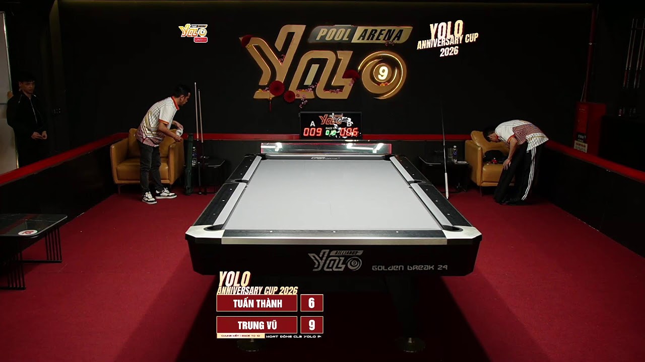 🔴 TRỰC TIẾP | CHUNG KẾT | TUẤN THÀNH VS TRUNG VŨ🏆GIẢI YOLO ANNIVERSARY CUP 2026⏰ Ngày 15/03/2026