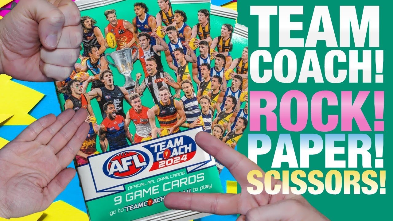 AFL TeamCoach 2024 - Rock, Paper, Scissors Footy Card Battle!