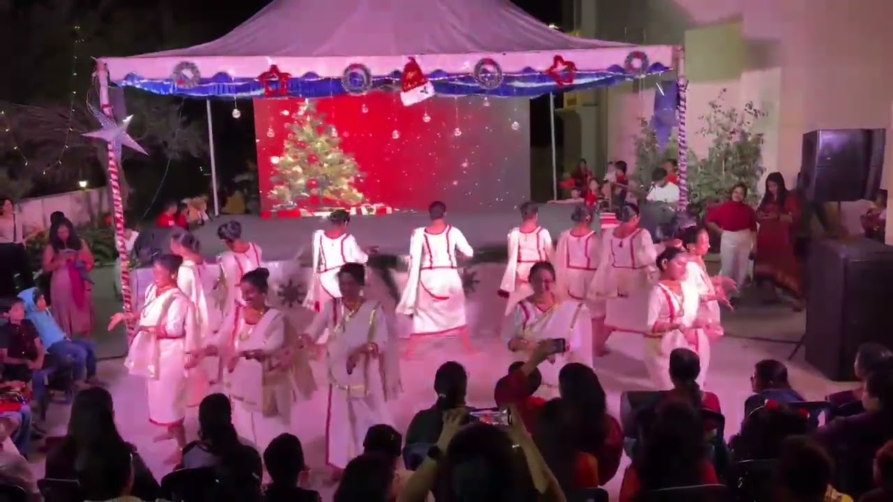 HOH Margam Kali in Christmas 2024 #folkdance #christmas #margamkali #dancewithme