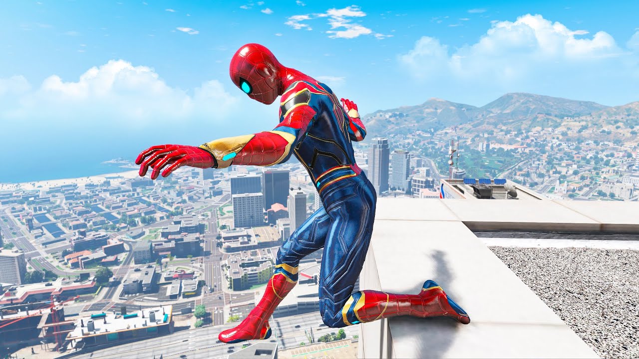 GTA 5 Spiderman Epic Ragdolls, Fails (Ragdolls Physics)