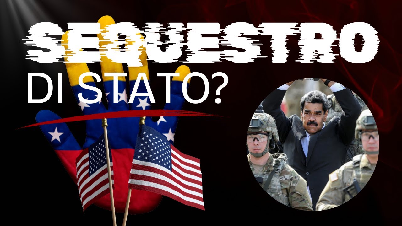 USA e VENEZUELA: Sequestro di Stato o Fine del Diritto Internazionale? ⚠️
