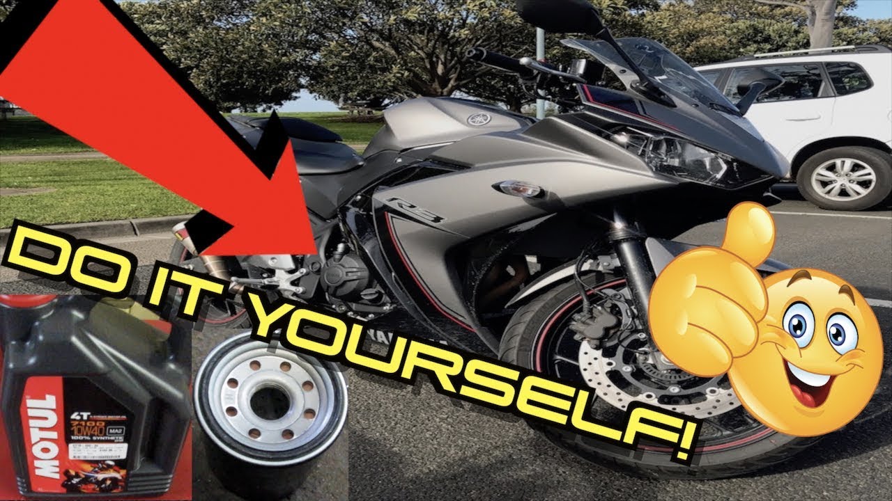 How To Oil And Filter Change YZF R3 - Yamaha R3