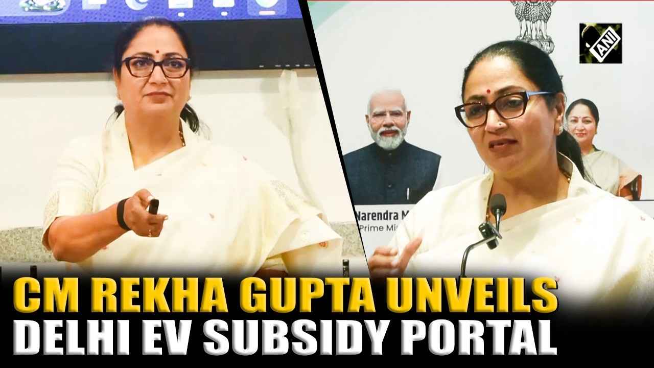 CM Rekha Gupta launches Delhi EV Subsidy Portal to accelerate adoption of electric vehicles
