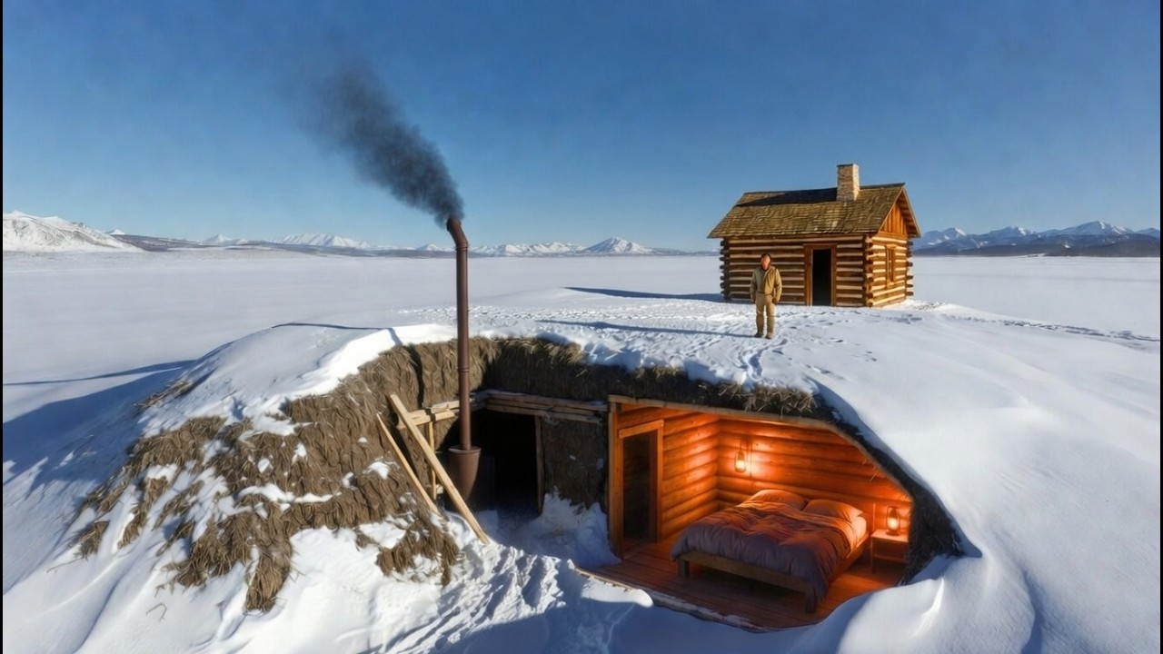 Neighbors Mocked His Underground Bedroom, Frozen Seeing He Slept Warm Without Burning Any Wood
