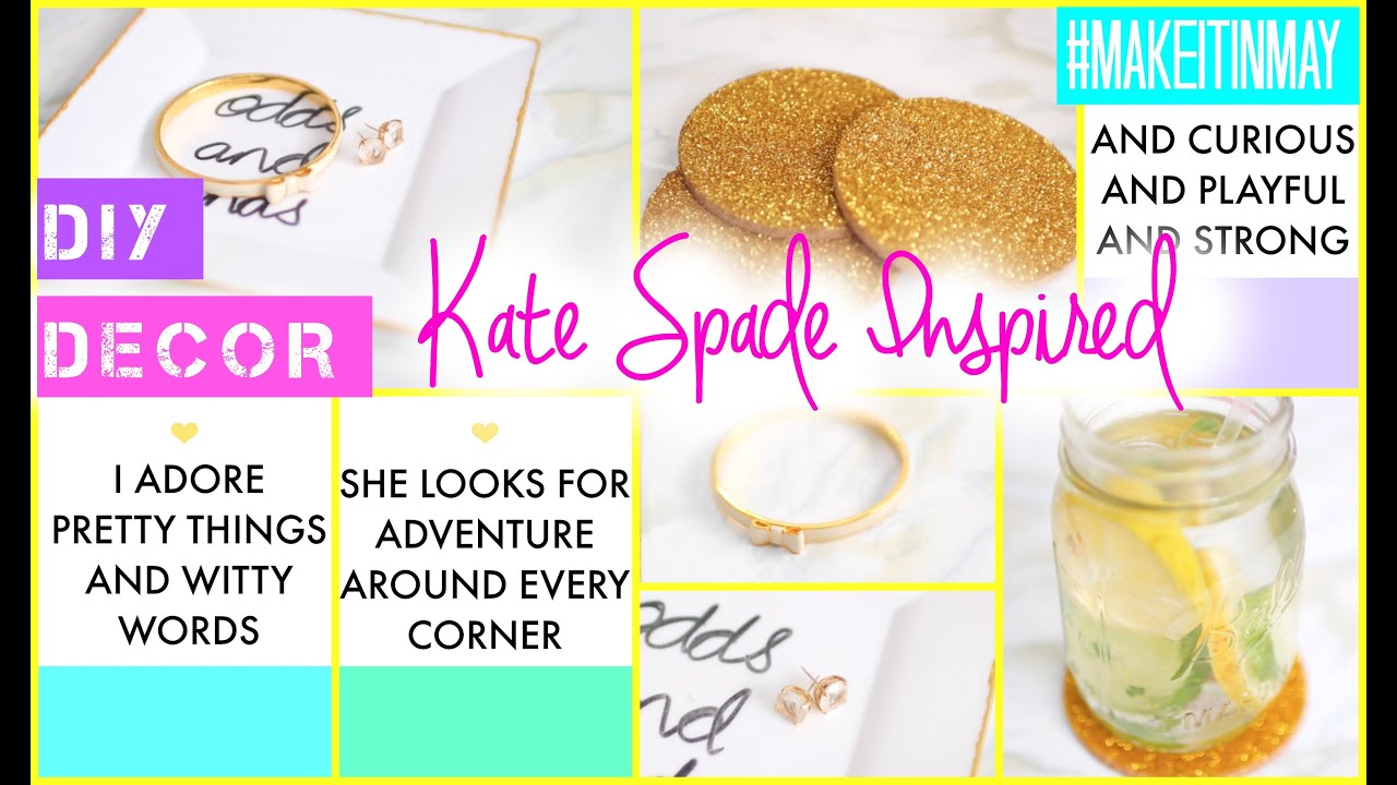 DIY Kate Spade Inspired Decor | #MAKEITINMAY 2015