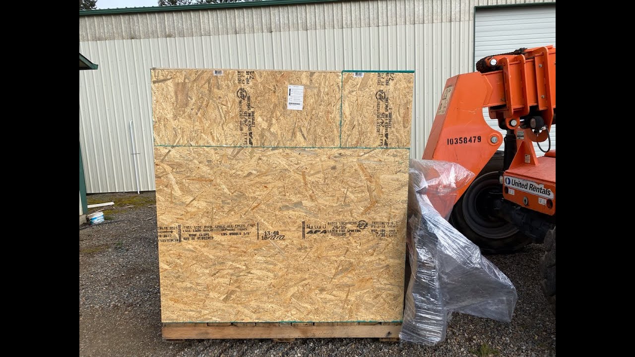 Unloading, Unboxing and placing PM-949TV