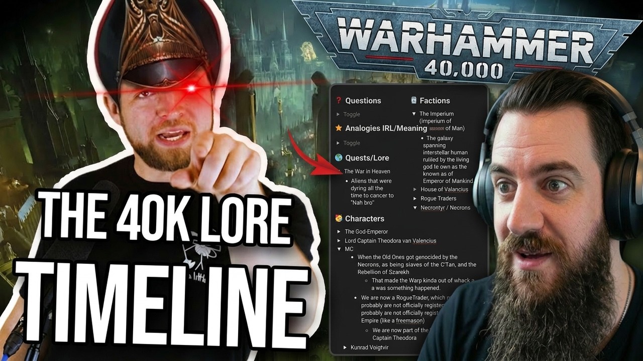 REACTION NOTES?? ➤ The Lore Resonator checks out Warhammer 40,000 Lore! (Reaction) by Bricky