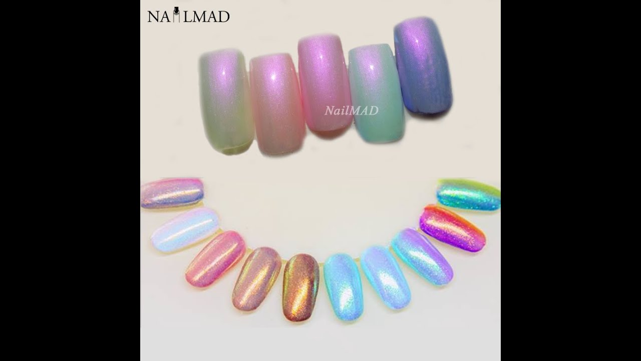 Mermaid Nail Powder by NailMAD! Let's get a mermaid Nail in this summer
