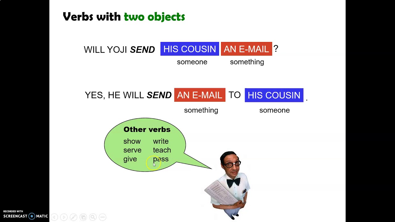Verbs with Two Objects