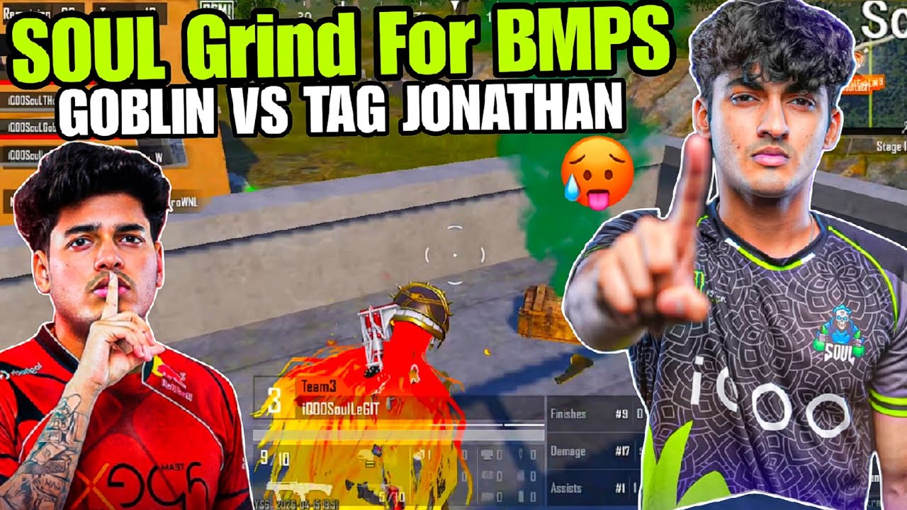 SOUL vs TEAM APEX GAMING in Scrims 🥵 Goblin vs TAG Jonathan 🔥 SouL BMPS Scrims ✅ S8UL