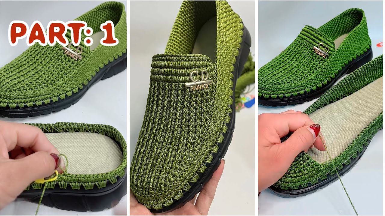 How to Crochet 🧶 Loafer Shoes Tutorial for Beginners! Step by Step.