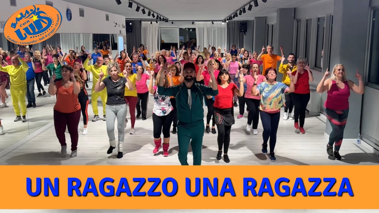 UN RAGAZZO UNA RAGAZZA The Kolors SANREMO 2024 || COREOGRAFIA + BALLO DI SPALLE || BAILA CON LUIS