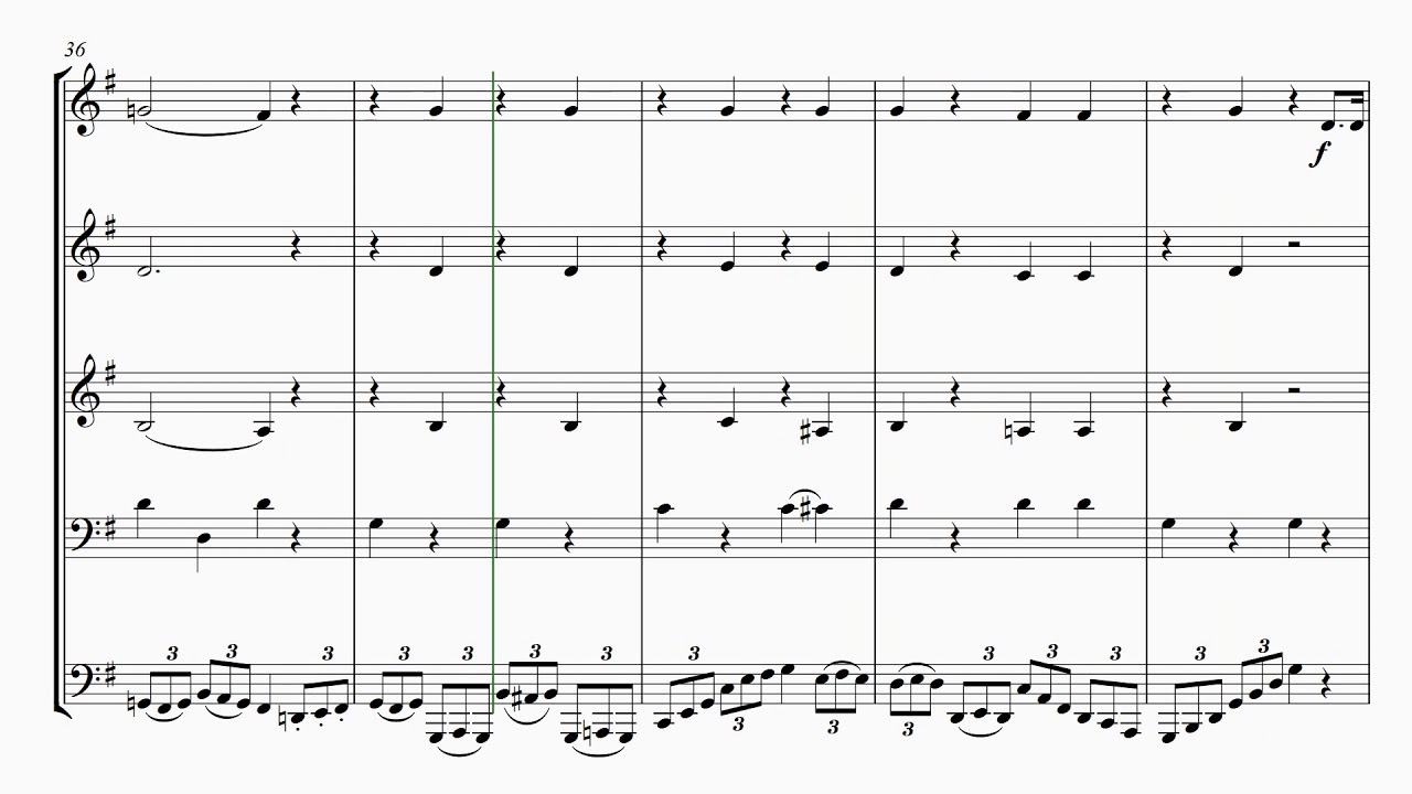 Im tiefen Keller (Tuba Solo) - Brass Quintet Sheet Music