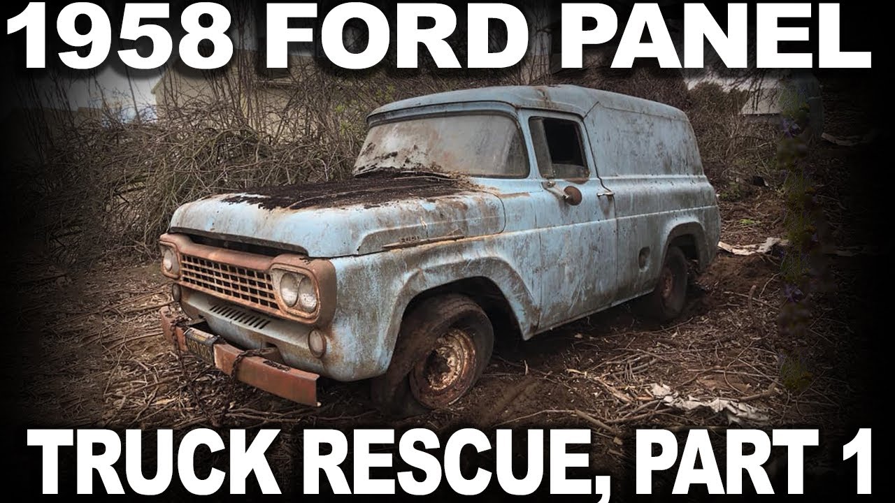 1958 Ford Panel Truck Rescue Part 1 - Speed & Chrome Illustrated Magazine
