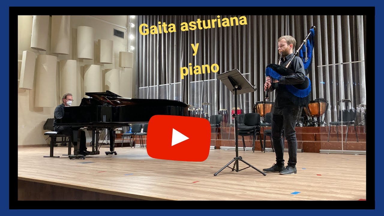 🔵Gaita Asturiana y Piano 🎹 Fantasía Popular 