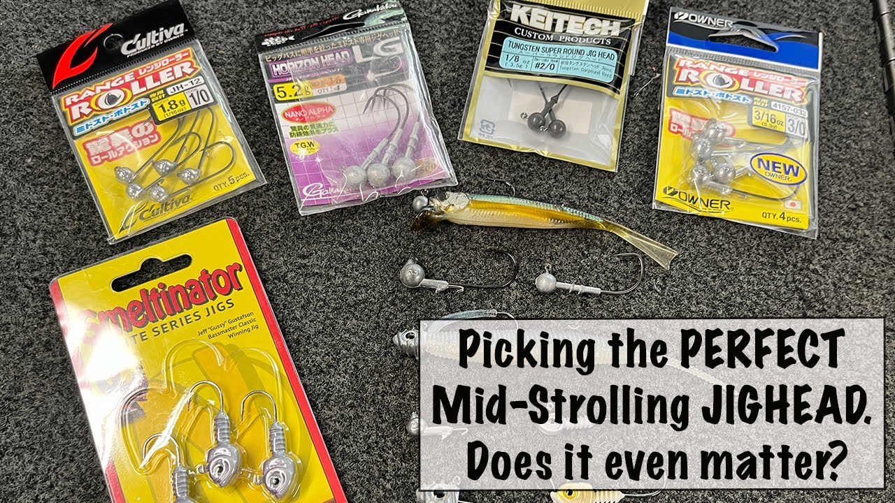 Picking the PERFECT Mid Strolling JIGHEAD  Does it even matter?
