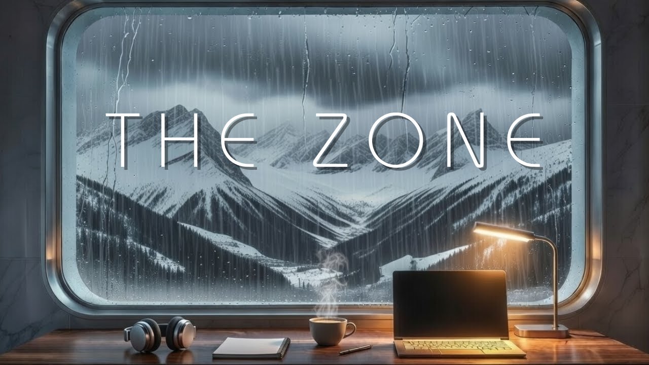 Deep Focus Jazz: Dark Snowy Night Ambience for Productivity - High Fidelity
