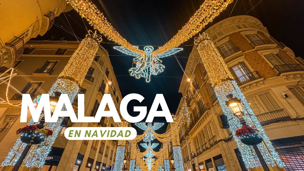 NAVIDAD EN MALAGA 2024 🎄 Sorprendentes navidades en Andalucía 🎅🏾 Las luces de la calle Larios
