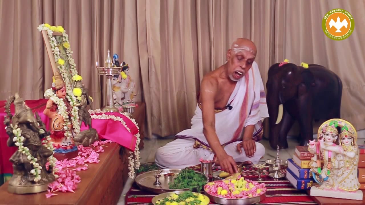 Navarathri Puja by Dr  KV Sheshadrinatha Sasthrikal