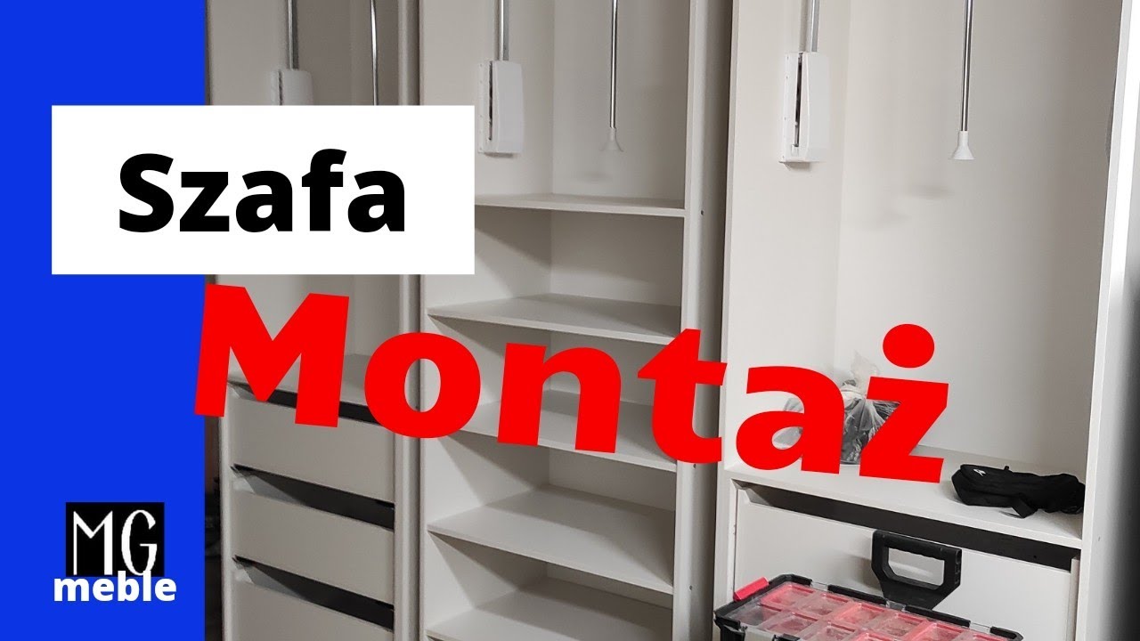 Montaż szafy wnękowej!