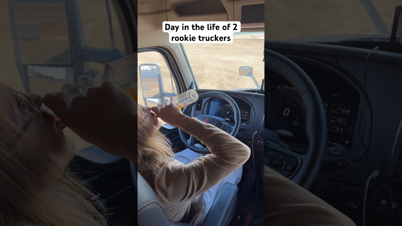 2 водителя-новичка чувствуют себя слишком комфортно #грузоперевозки #дальнобойщики #cdl #otr #big...