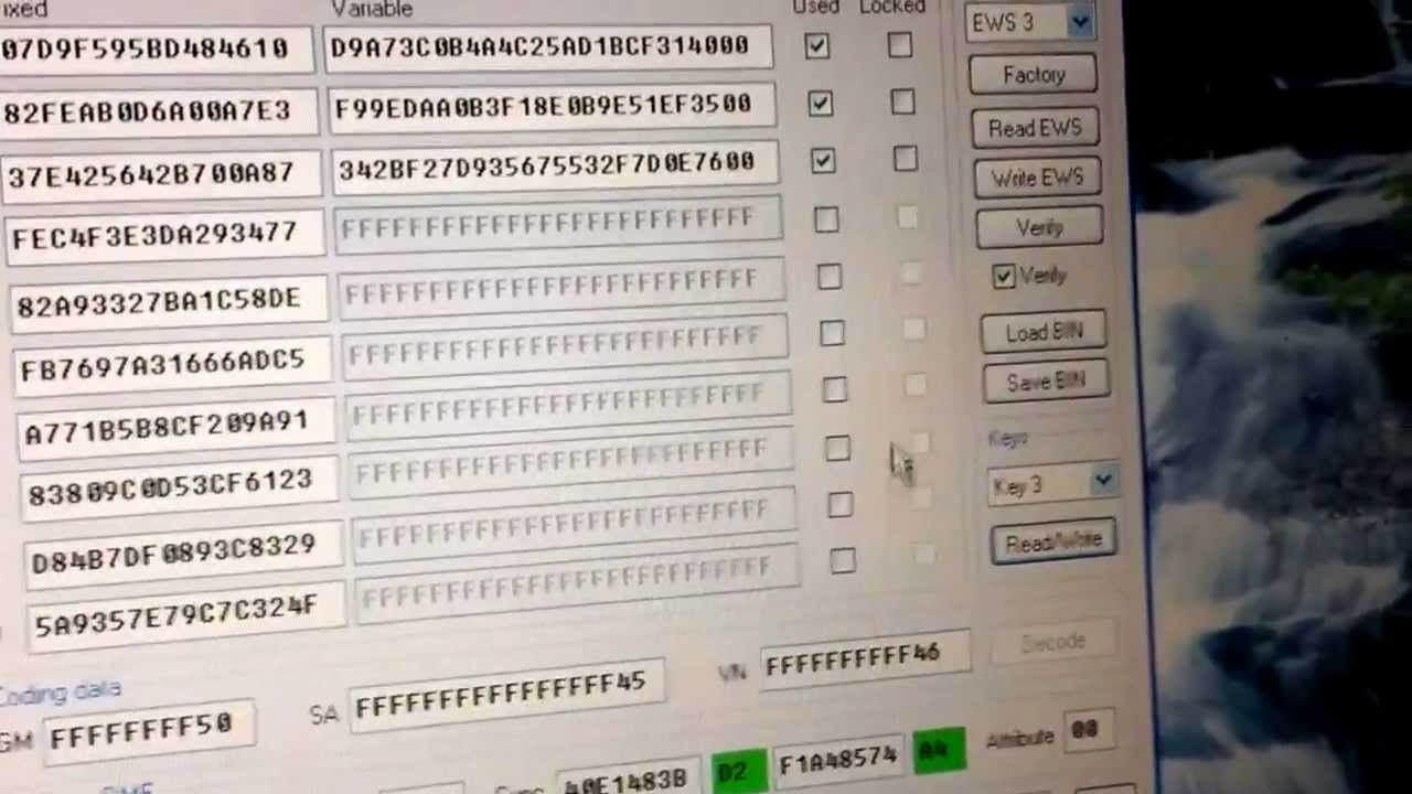 BMW EWS Editor V3.2.0 Video Demo