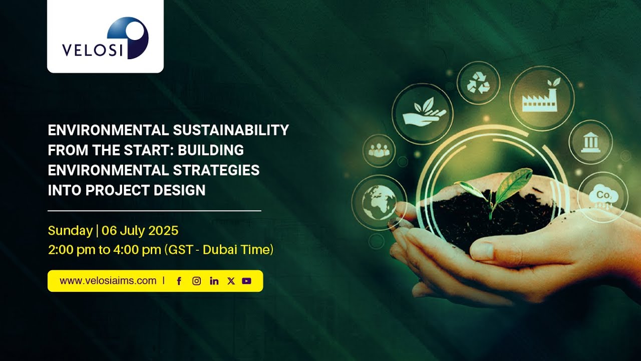Environmental Sustainability : Building Environmental Strategies into Project Design Webinar Video