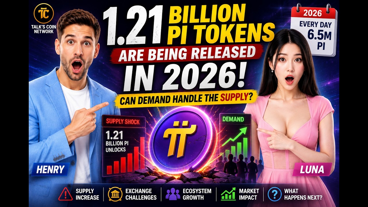 🚨 1.21 BILLION PI TOKENS Are Unlocking in 2026! Can Demand Prevent a Supply Shock? 😱