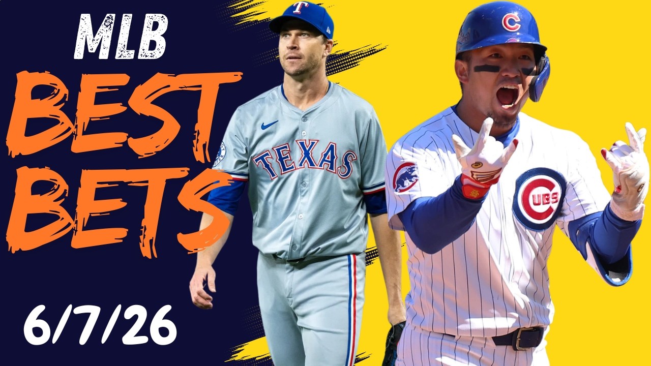 MLB BETS 6/7/26 Player Props,Parlays & Home Run Pick's