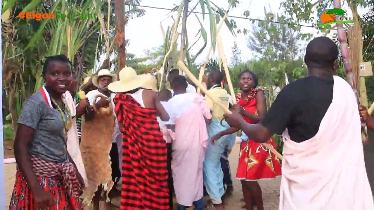 Live circumcision kadodi dance at GLF during the Elgon Spotlight (Masaba)