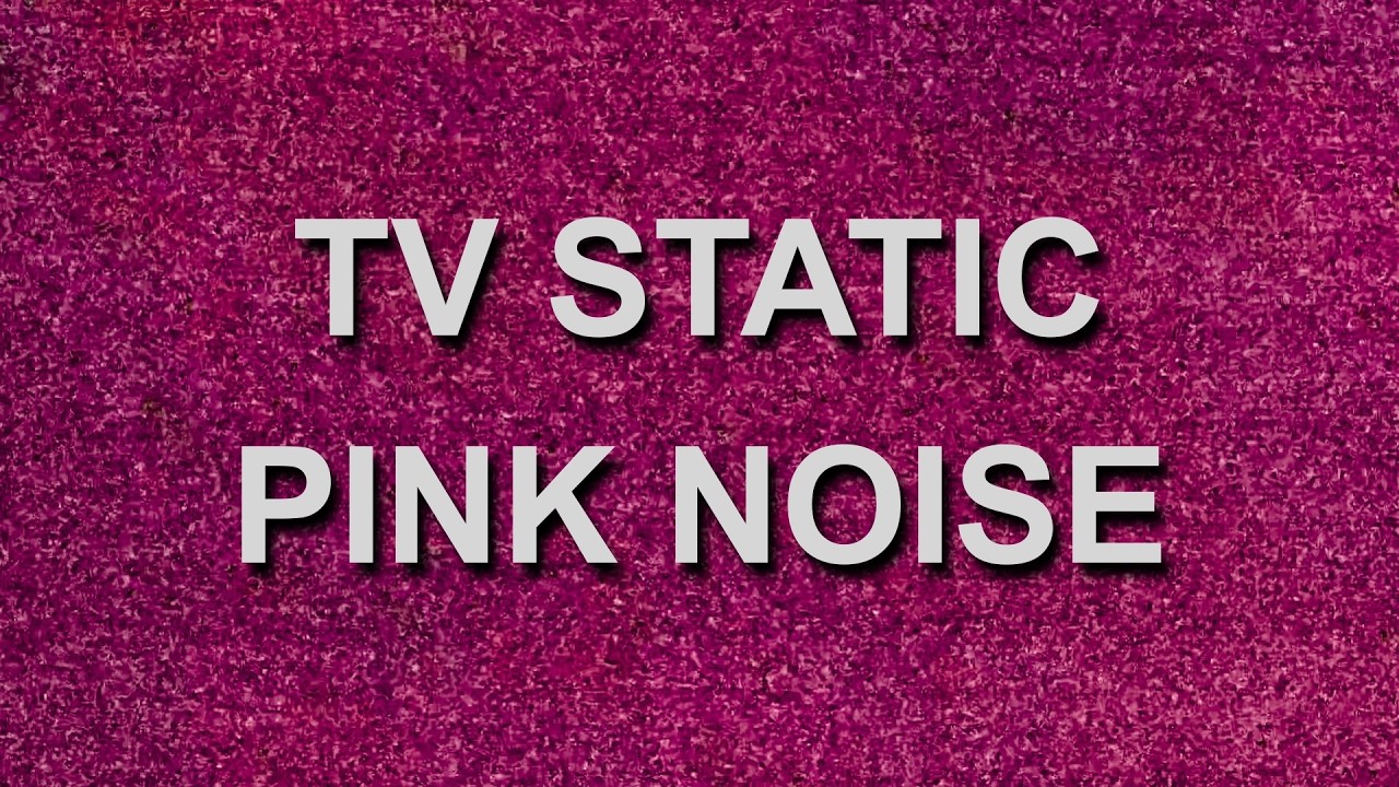 TV Static & Pink Noise for Sleep & Tinnitus Masking | 10 Hours