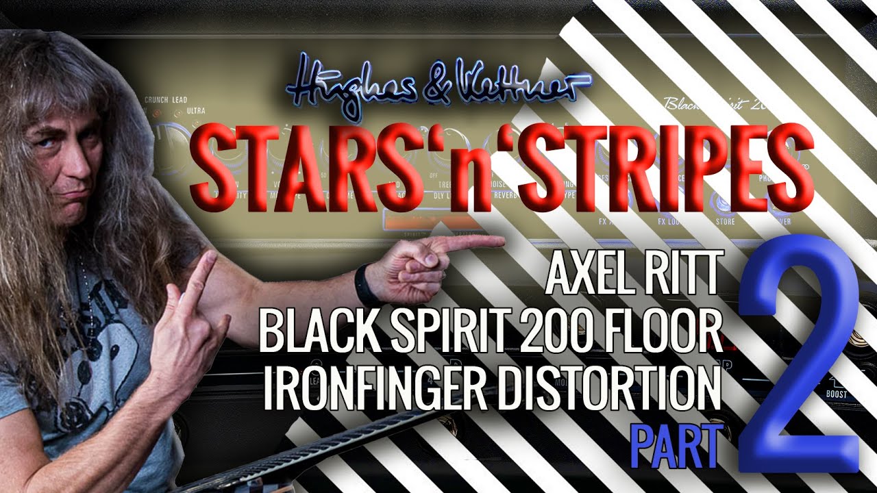 Black Spirit 200 Floor with Axel Ritt's new signature Ironfinger distortion pedal! PART 2