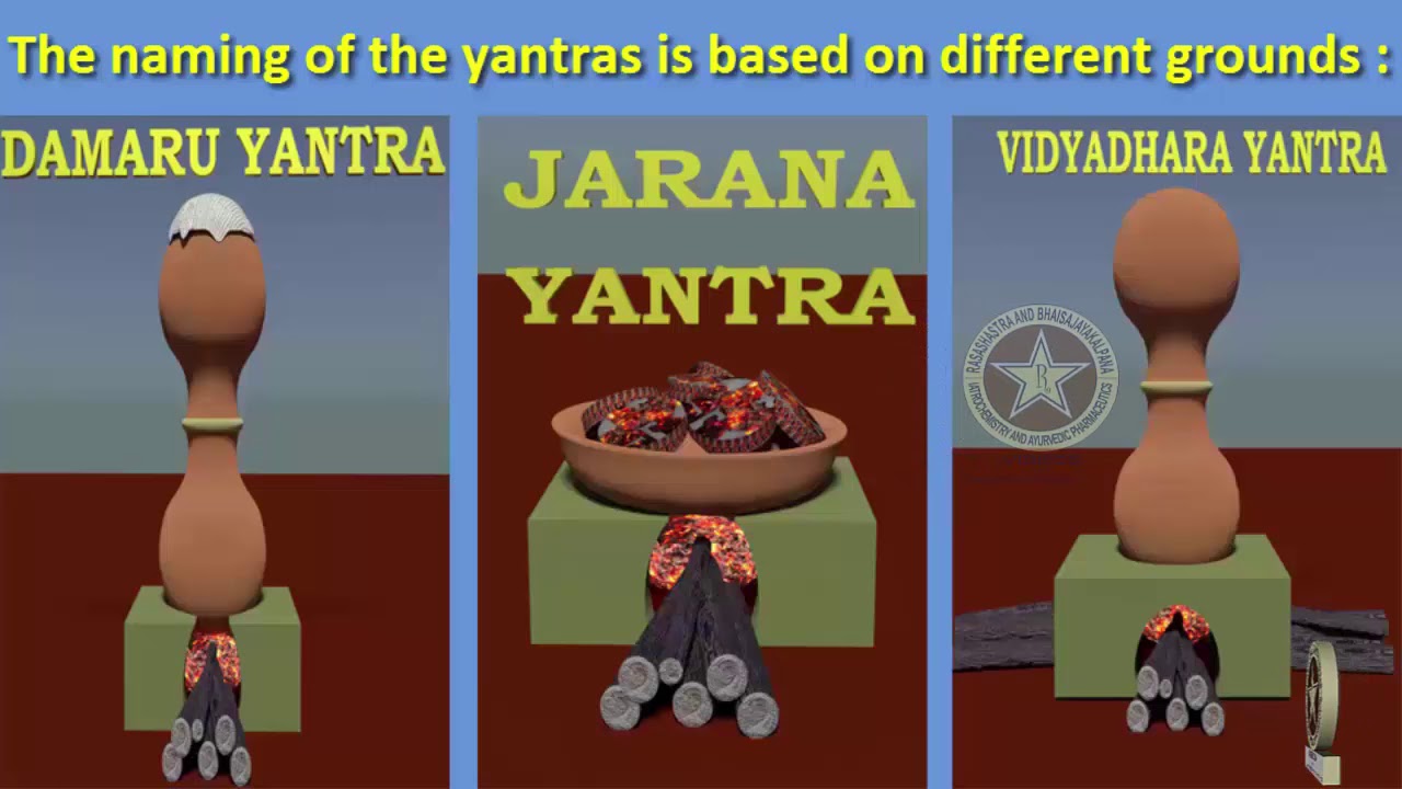 YANTRA'S - PART 1(INSTRUMENTS USED IN RASASHASTRA AND BHAISAJYAKALPANA)