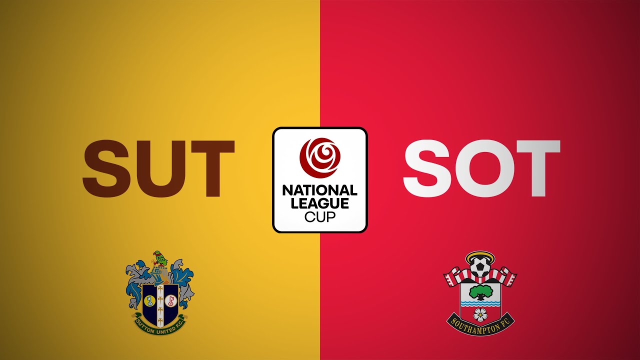 Sutton United 4-1 Southampton PL2 | National League Cup highlights | 25 November 2025
