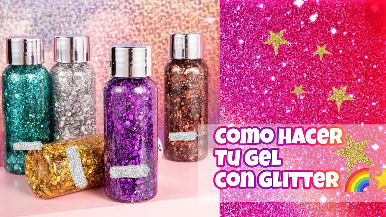 GEL CON GLITTER PARÁ LOS PEINADOS HAZLO TU MISMO DIY TIPS IDEAS  🌟🌈